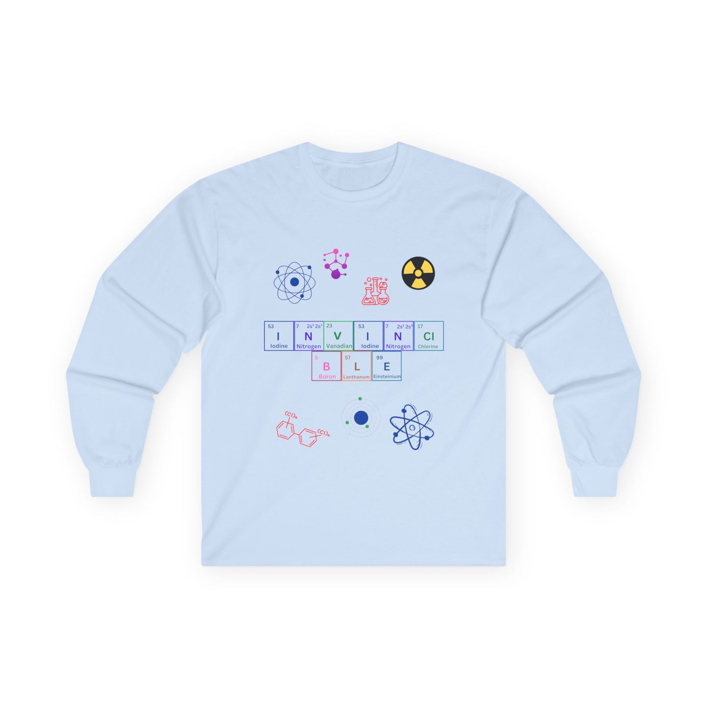 Invincible Unisex Long Sleeve Tee - Science Inspired Graphic Tee