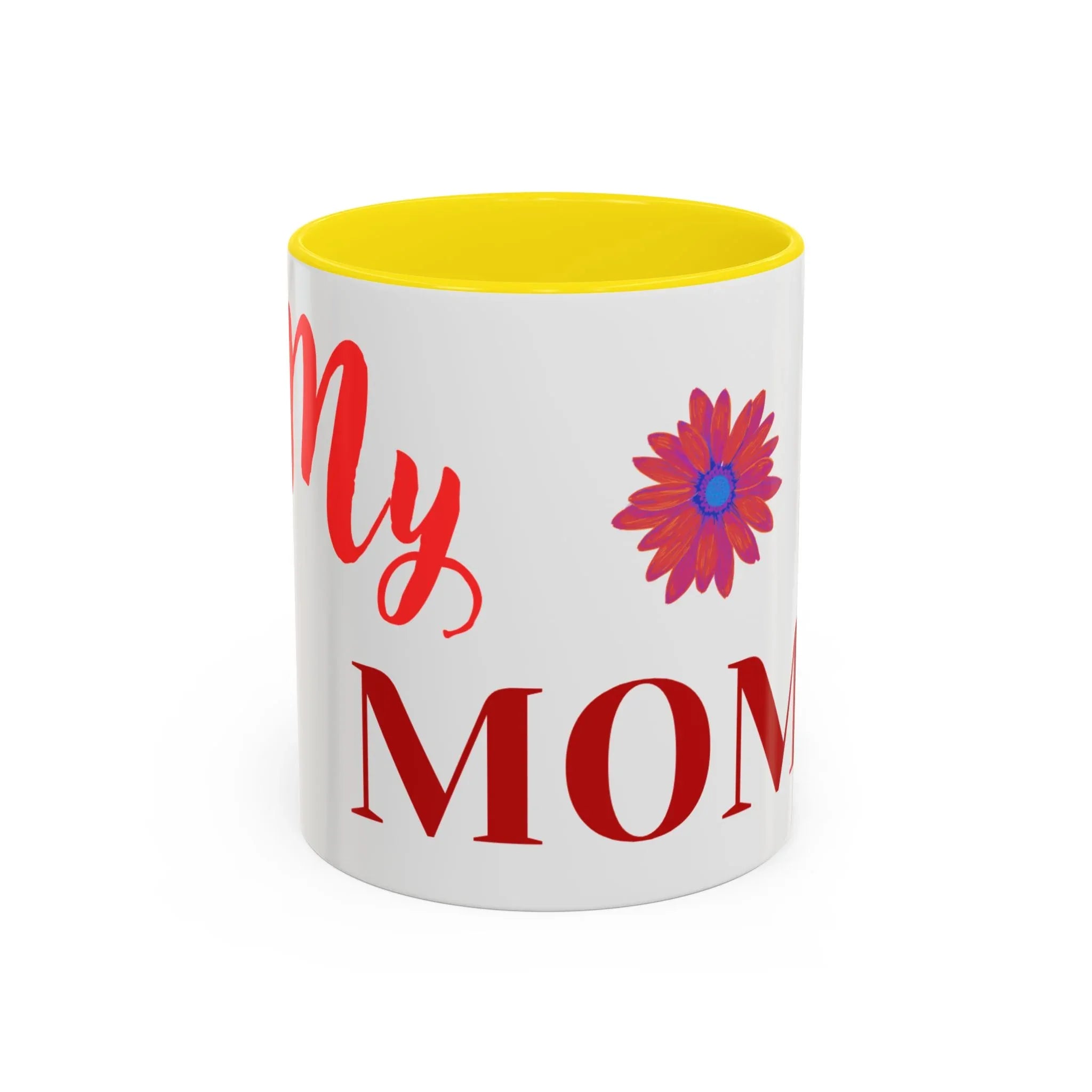 Gift for Mom l My Mom Accent Mug l Coffee or Tea Cup l Birthday & Mother’s Day - RizQ Life 