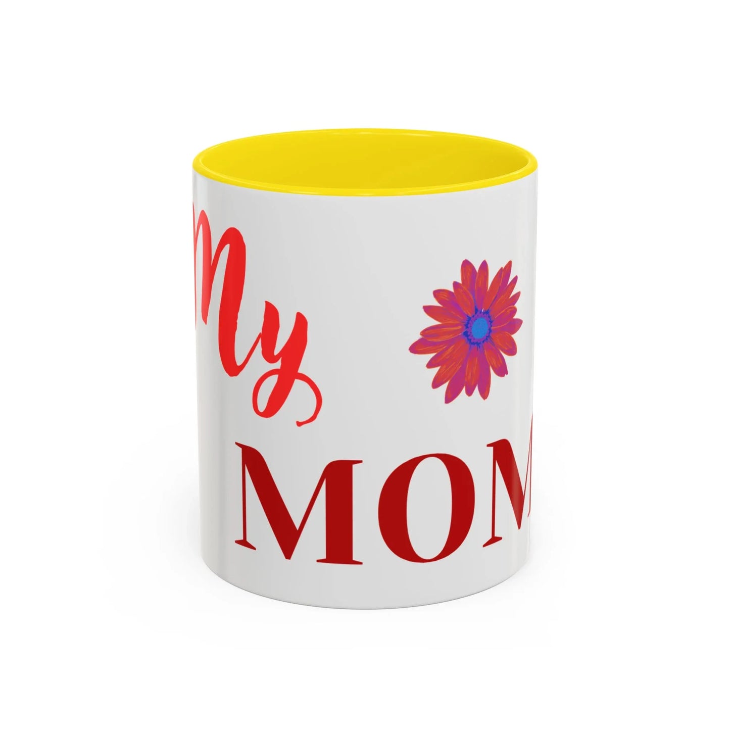 Gift for Mom l My Mom Accent Mug l Coffee or Tea Cup l Birthday & Mother’s Day - RizQ Life 