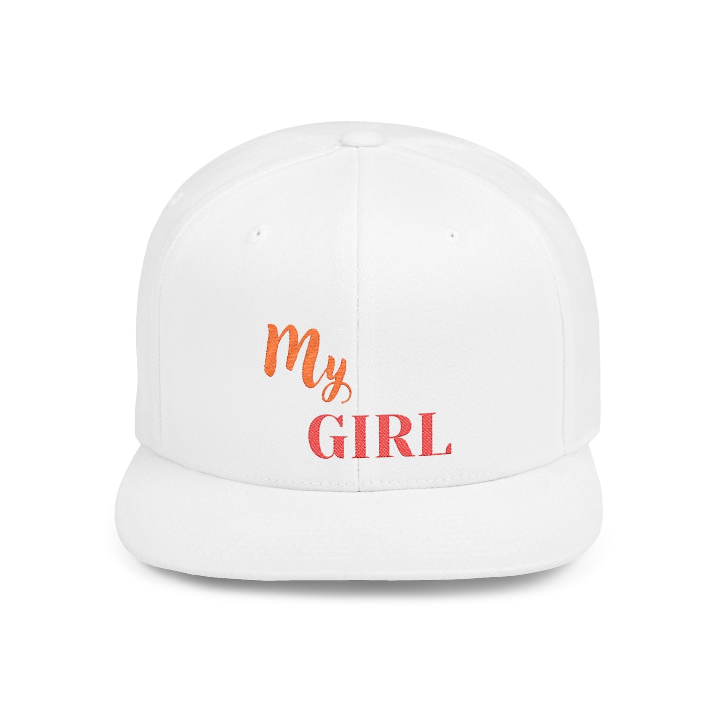 My Girl Snapback Cap – trendy adjustable flat bill hat for women & teens. Perfect for casual wear, festivals, and gifts.