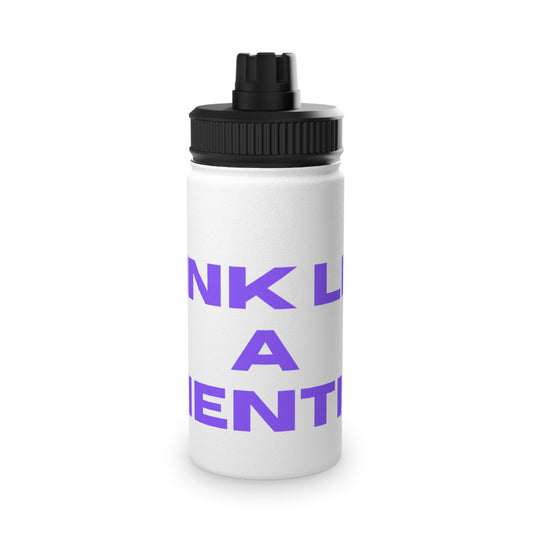 Science Stainless Steel Water Bottle - Sporty & Durable, Perfect for Science People