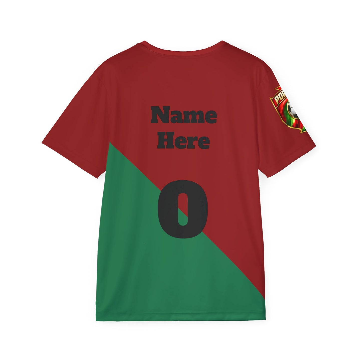Portugal Soccer Jersey – Men's Custom Number & Name Football Shirt