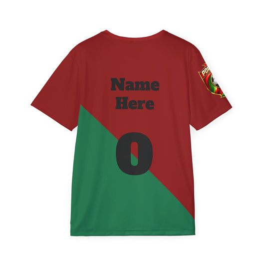 Portugal Soccer Jersey – Men's Custom Number & Name Football Shirt