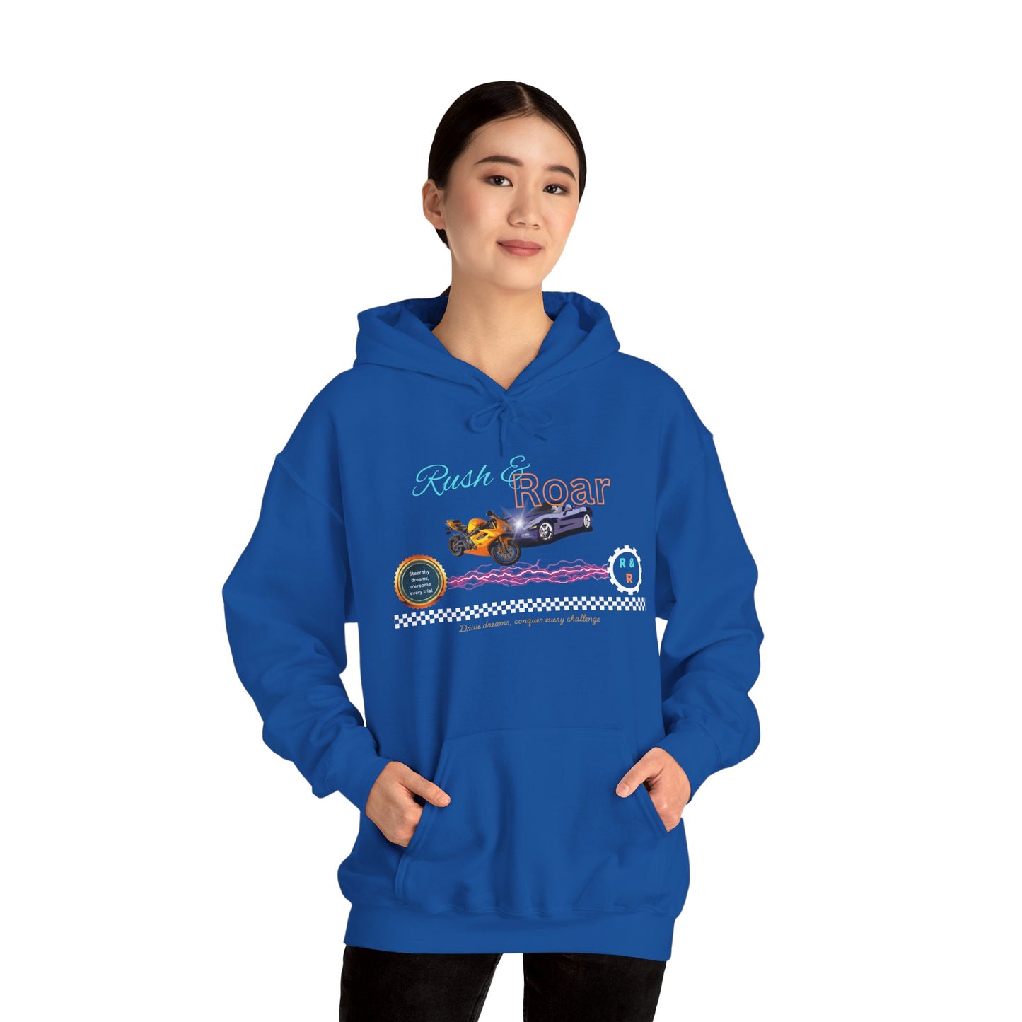 Vintage Car Hoodie - Cool and Cozy Unisex Sweatshirt for Road Trips