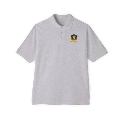 Men's Soccer Piqué Polo with Sporty Design