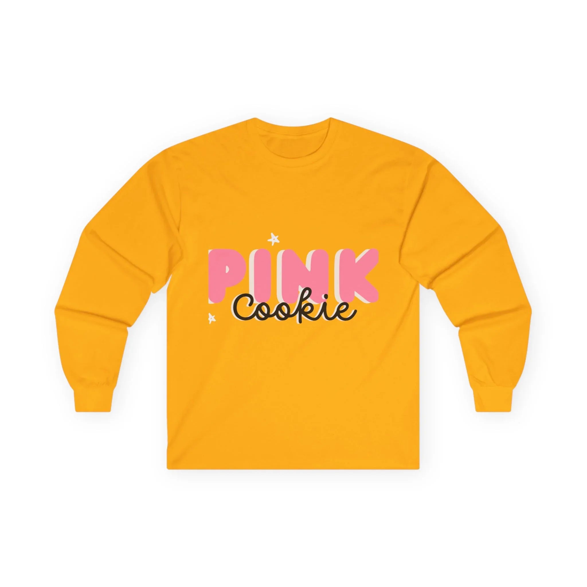 Pink Cookie Long Sleeve Tee - Sweet Treat Vibe - RizQ Life 