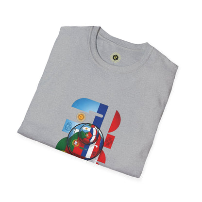 2026 Soccer World Flags T-Shirt | Football Tournament Graphic Tee