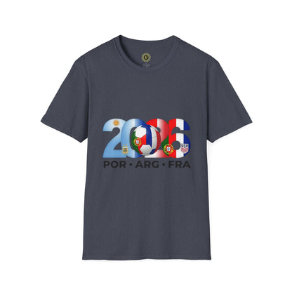 2026 Soccer Unisex Shirt | POR ARG FRA USA Football Tee
