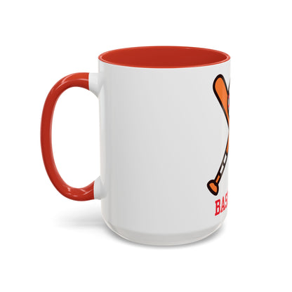 Baseball Accent Coffee Mug - Perfect for Sports Lovers & Gifting