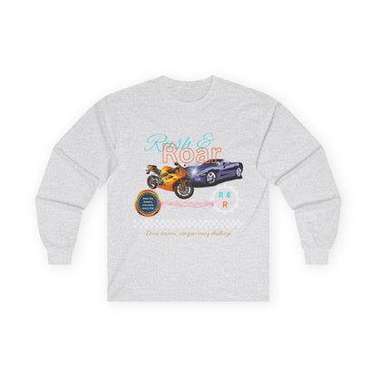 Drive & Roar Long Sleeve Tee - Car Enthusiast Gift