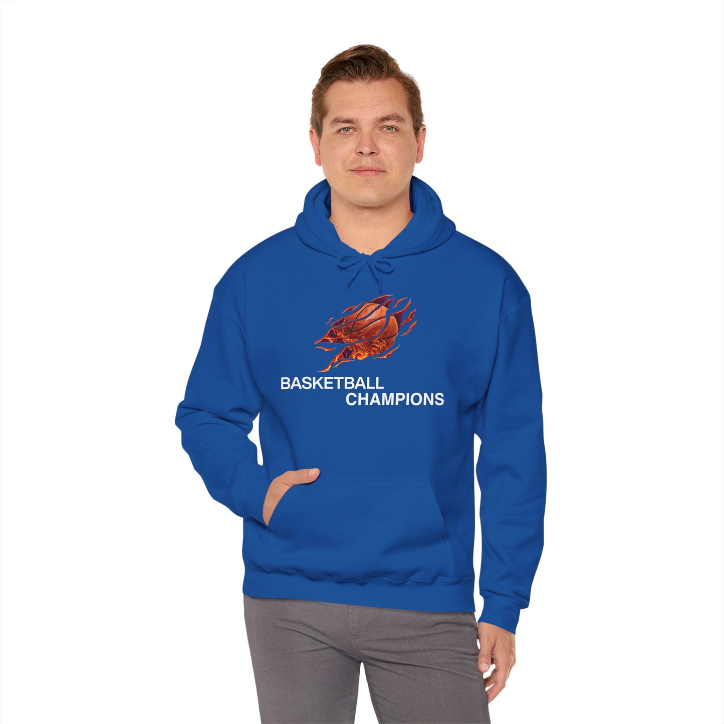 Basketball Champions Hoodie - Men's Heavy Blend Sweatshirt