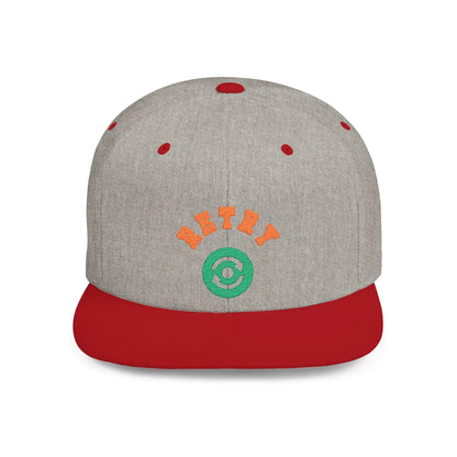 Retry Vintage Flat Bill Snapback Cap – Adjustable streetwear hat for men & women. Ideal gift for casual fashion, festivals, and urban style. - RizQ Life 