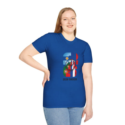 2026 Soccer World Flags T-Shirt | Football Tournament Graphic Tee