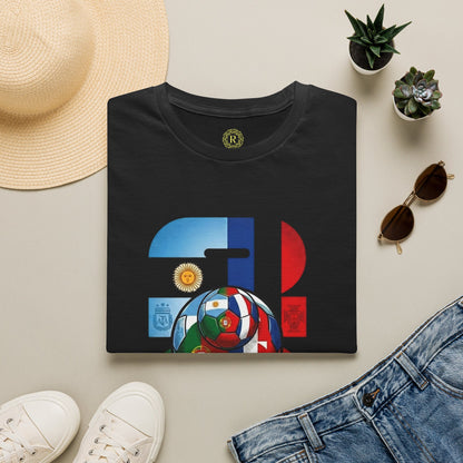 2026 Soccer World Flags T-Shirt | Football Tournament Graphic Tee