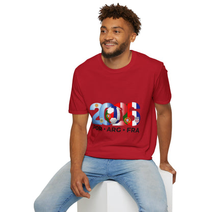 2026 Soccer Unisex Shirt | POR ARG FRA USA Football Tee