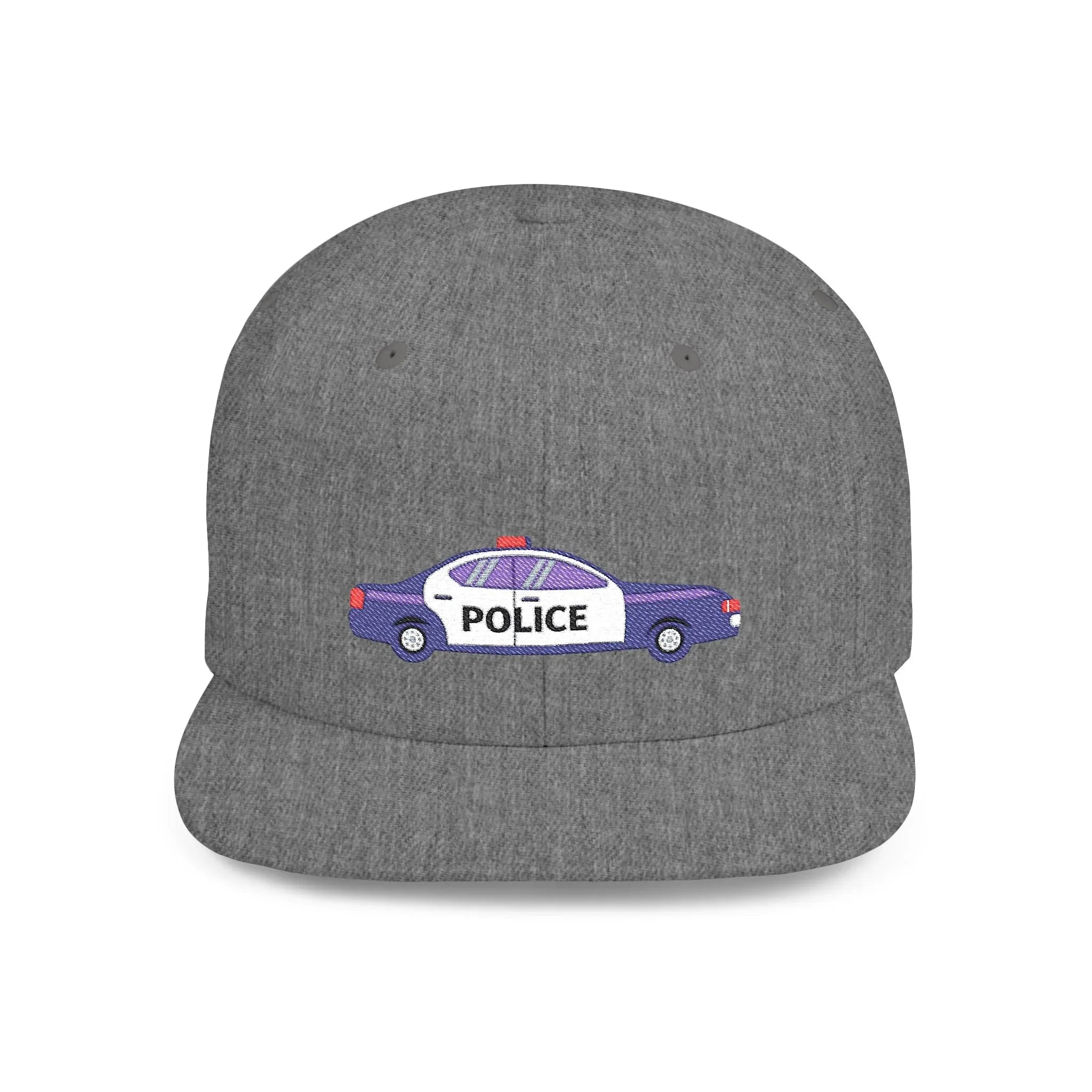 Shop the Police Car Snapback Cap – adjustable streetwear hat for adults, perfect car enthusiast gift and urban fashion accessory. - RizQ Life 