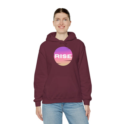 Women's Rise Graphic Hoodie - Cozy & Inspirational Sweatshirt
