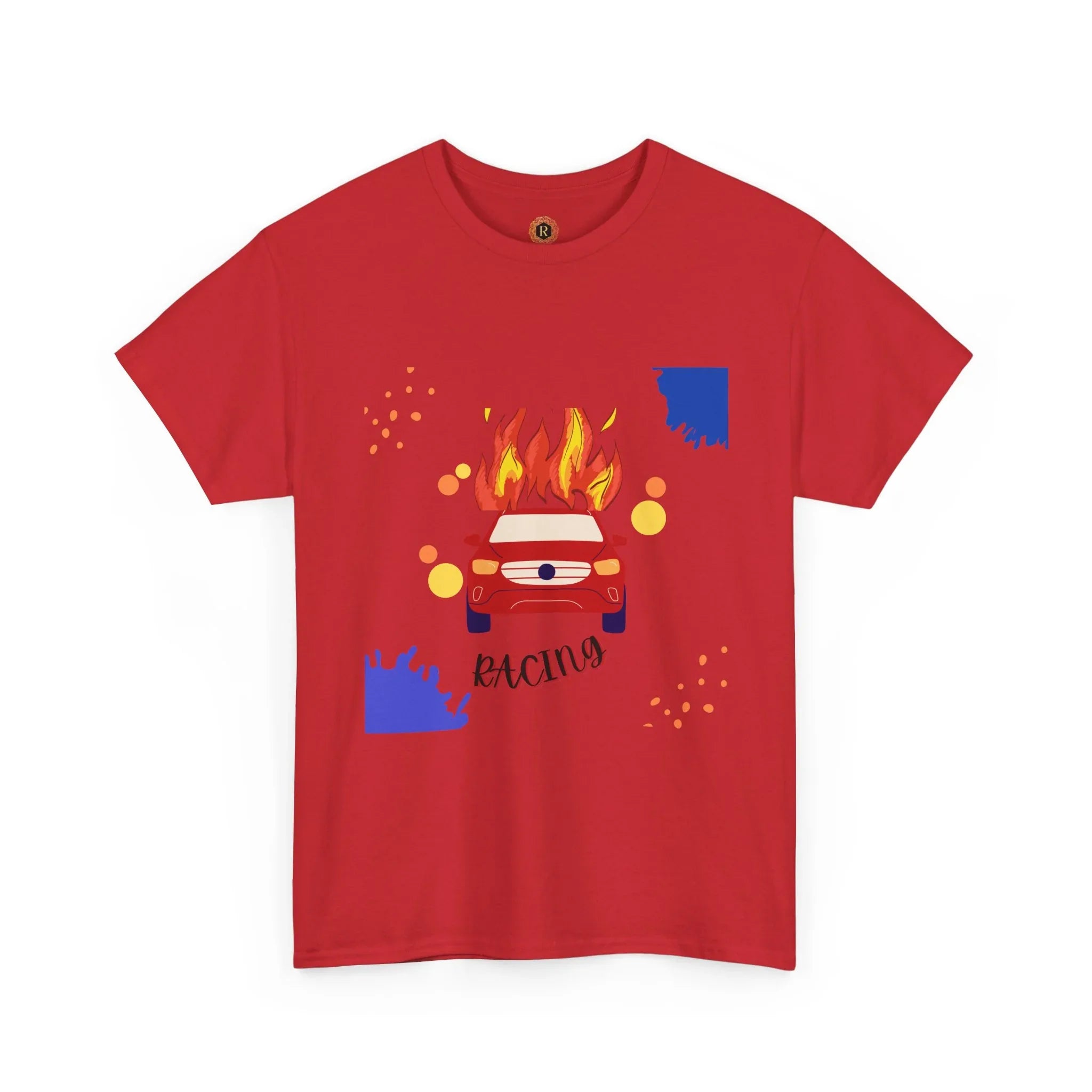 Unisex Racing Graphic T-Shirt – Heavy Cotton Car Racing Tee for Men & Women, Casual Motorsport Fan Shirt, Short Sleeve Top, Sizes S-5XL - RizQ Life 