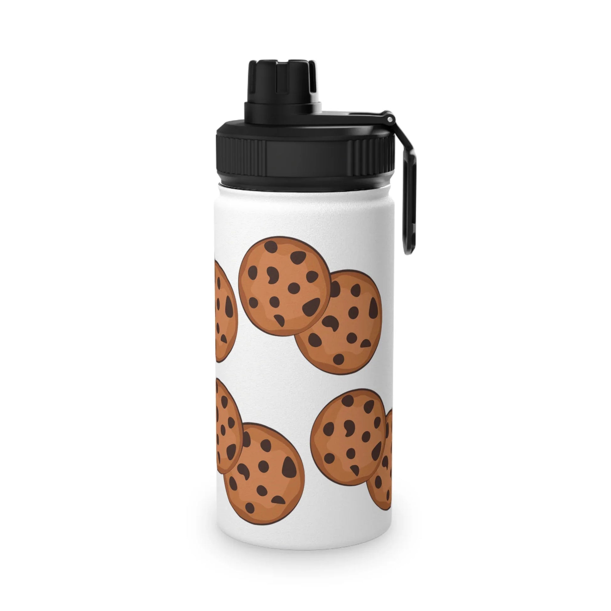 Cookie Pattern Stainless Steel Water Bottle - Perfect for Sports & Everyday Use - RizQ Life 