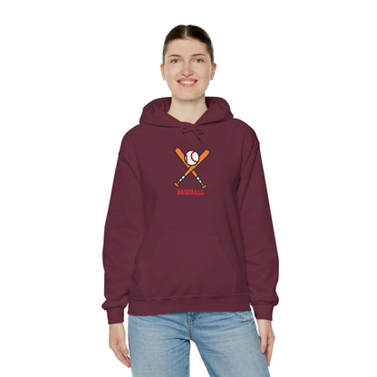 Women's Baseball Hoodie - Cozy Sports Sweatshirt for Baseball Lovers