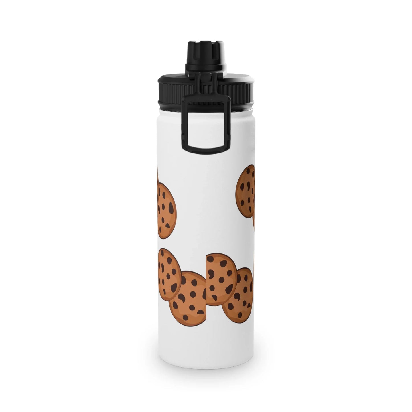 Cookie Pattern Stainless Steel Water Bottle - Perfect for Sports & Everyday Use - RizQ Life 