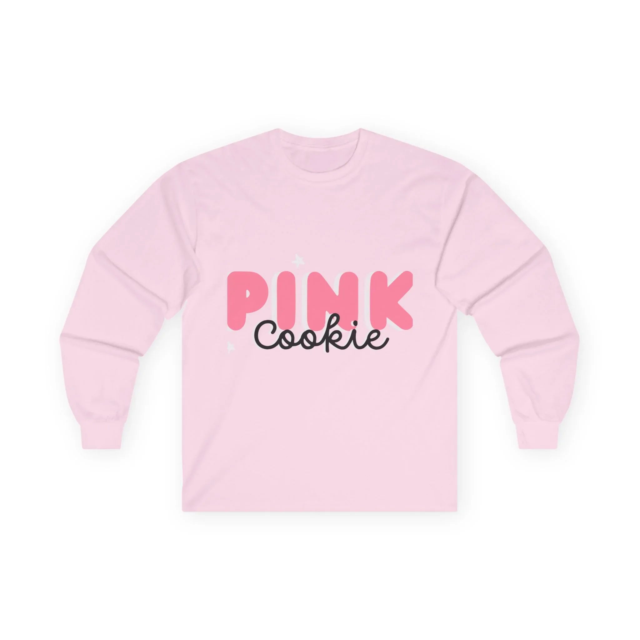 Pink Cookie Long Sleeve Tee - Sweet Treat Vibe - RizQ Life 