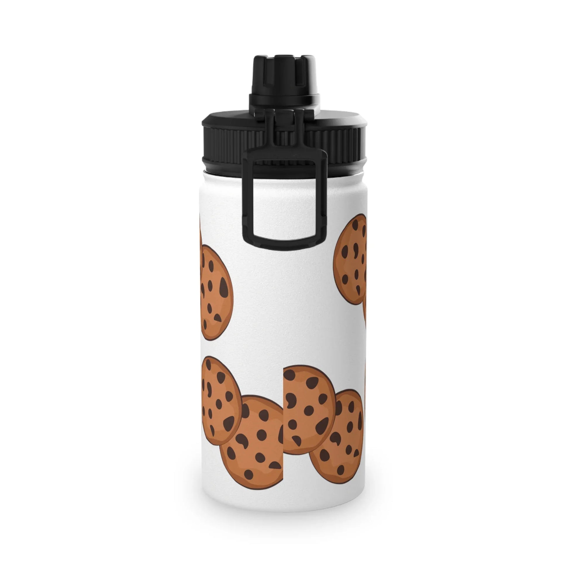 Cookie Pattern Stainless Steel Water Bottle - Perfect for Sports & Everyday Use - RizQ Life 