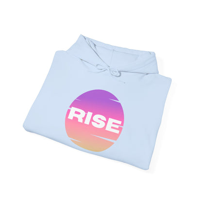 Women's Rise Graphic Hoodie - Cozy & Inspirational Sweatshirt