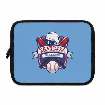 Baseball Champion Laptop Sleeve | Sports Tech Accessory | Gift for Baseball Fans, Student, Athletes, Sports Enthusiasts, Back to School