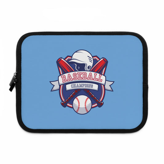 Baseball Champion Laptop Sleeve | Sports Tech Accessory | Gift for Baseball Fans, Student, Athletes, Sports Enthusiasts, Back to School