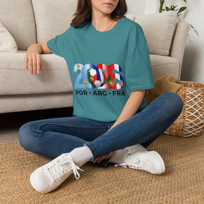 2026 Soccer Unisex Shirt | POR ARG FRA USA Football Tee