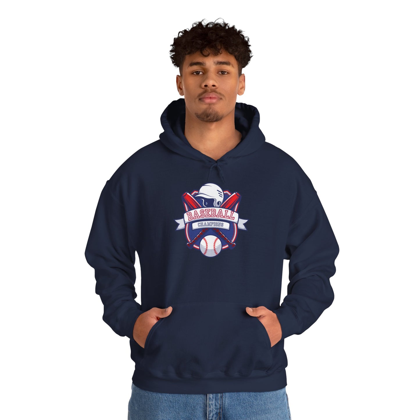 Sweat à capuche Champion de baseball - Mélange épais pour plus de confort et de style