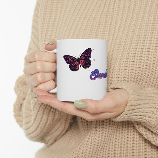 Butterfly Sunday Mug