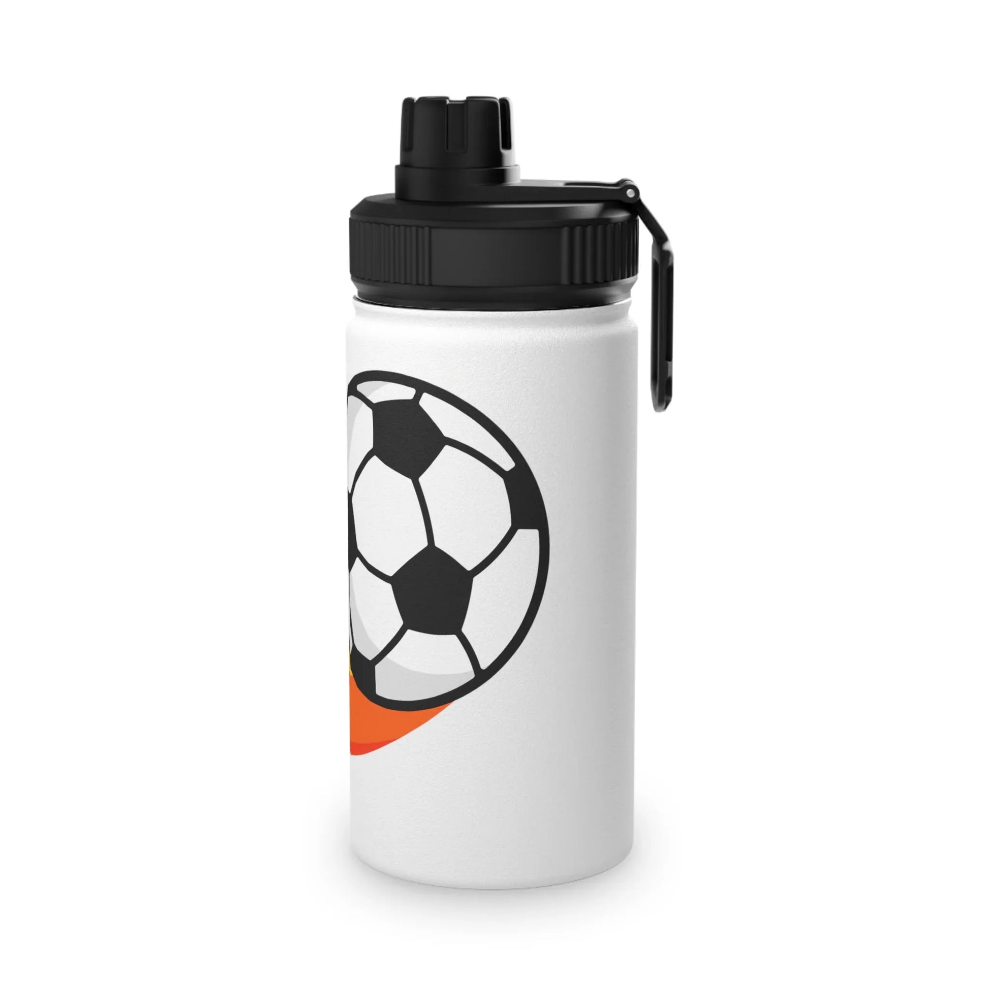 Soccer Fire Ball Stainless Steel Water Bottle – Insulated Sports Bottle - RizQ Life 