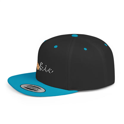 Trendy Cookie Flat Bill Snapback Cap – Adjustable, stylish hat for cookie lovers. Perfect gift for adults, birthdays, holidays, and streetwear fashion.