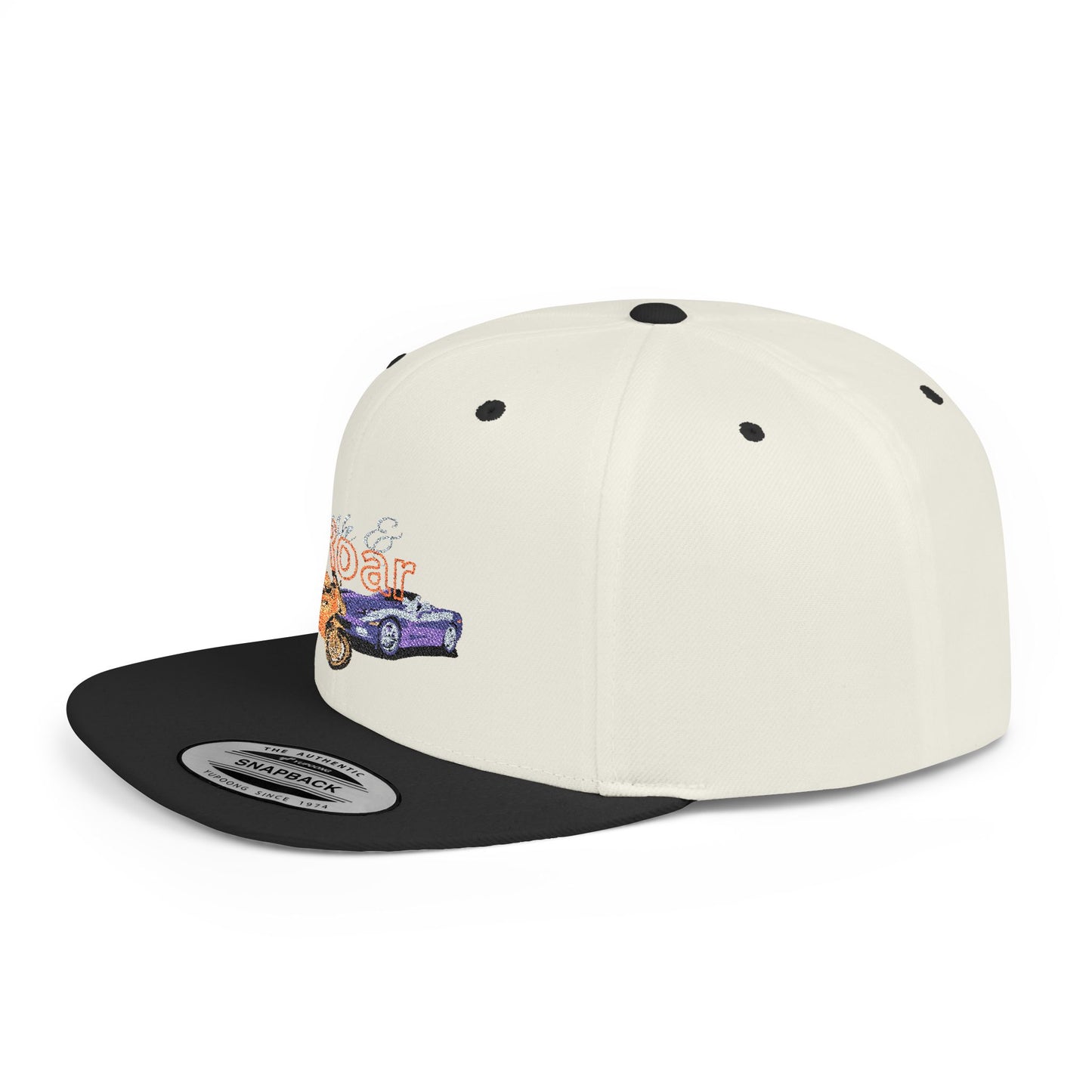 Rush & Rore Vintage Game Snapback Cap — Flat Bill Car Lover Hat