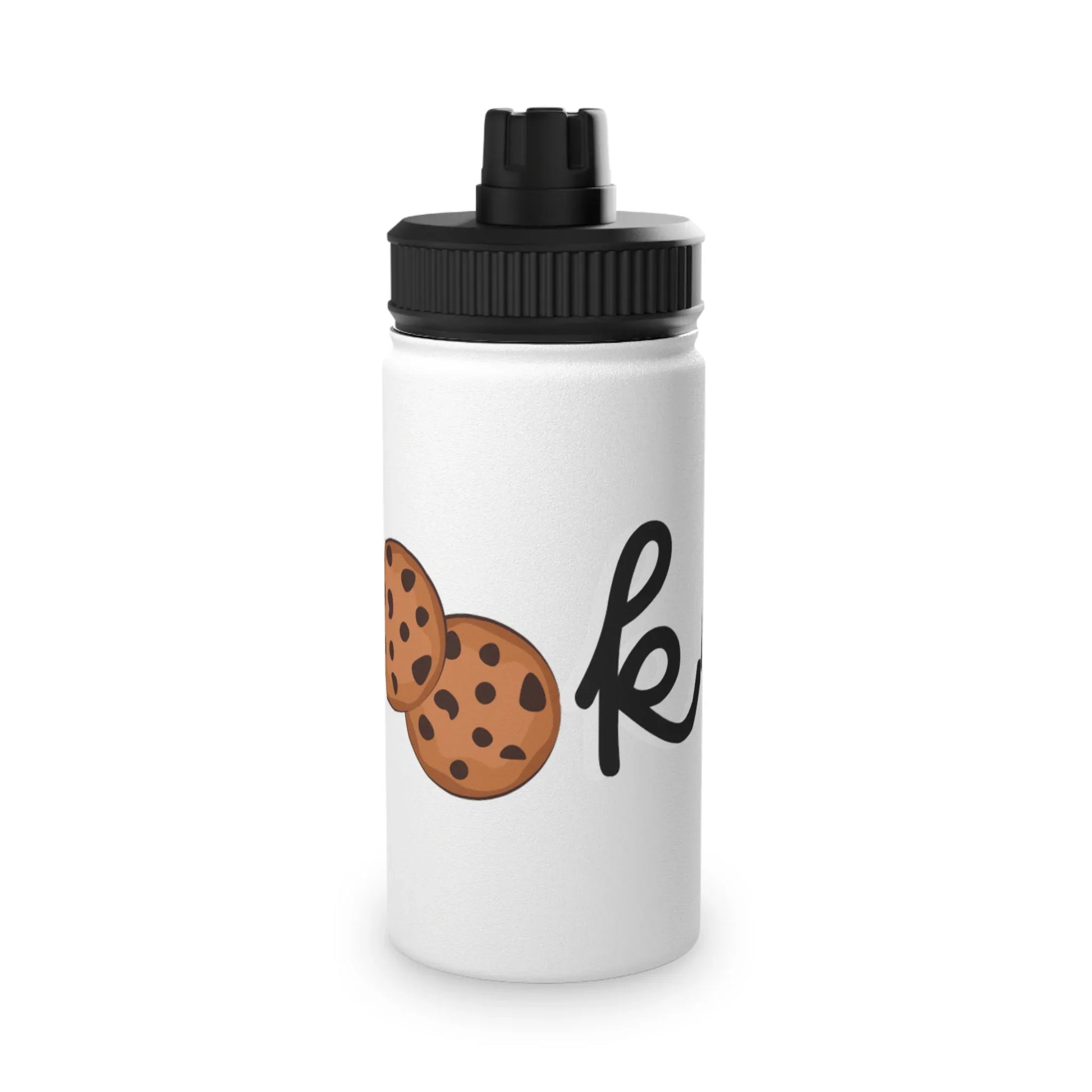 Cookie Stainless Steel Water Bottle, Sports Lid - RizQ Life 