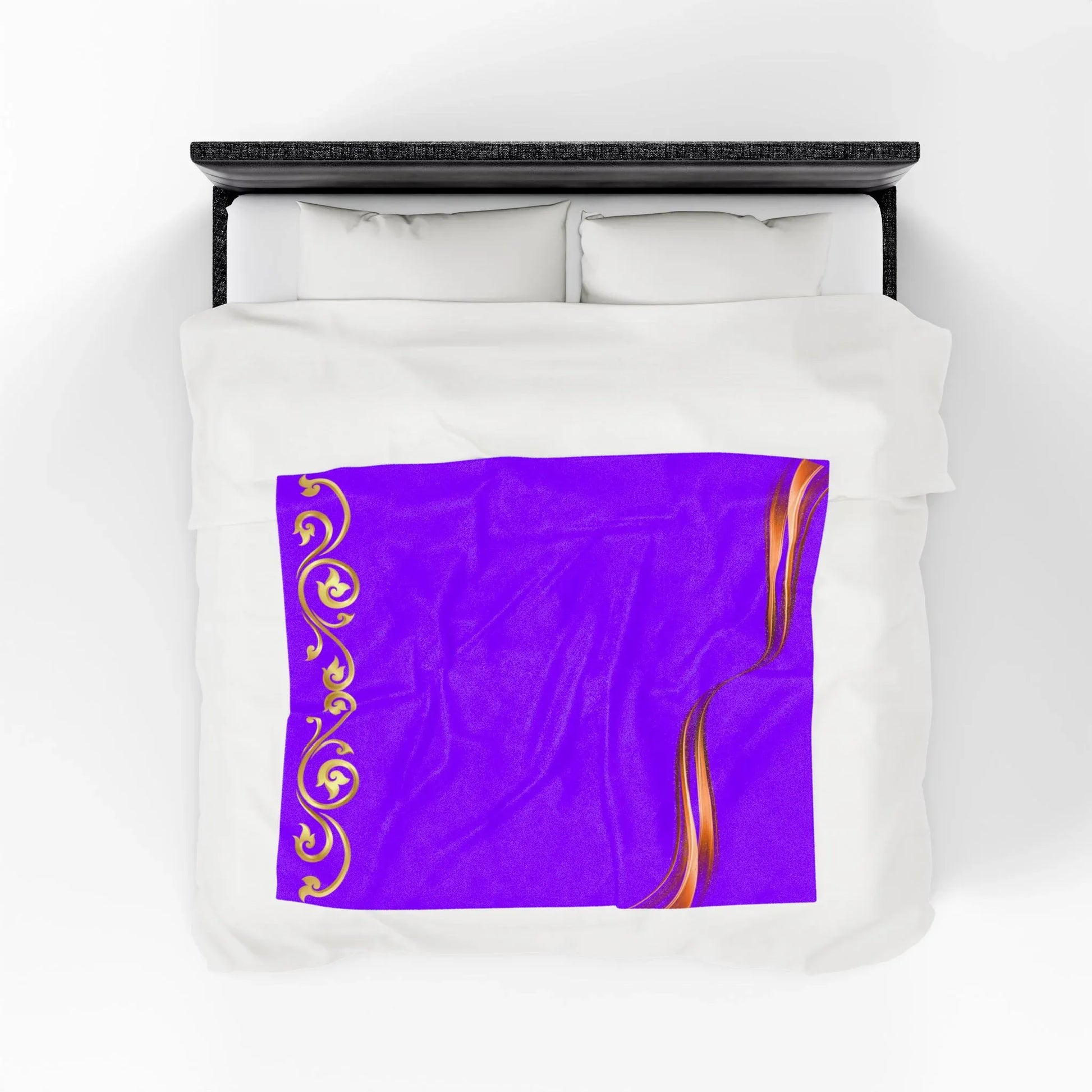 Cozy Velveteen Plush Blanket, Soft Throw for Comfort, Home Decor, Gift for Holidays, Bedroom or Living Room - RizQ Life 