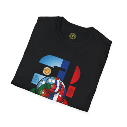 2026 Soccer World Flags T-Shirt | Football Tournament Graphic Tee