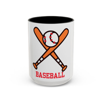 Baseball Accent Coffee Mug - Perfect for Sports Lovers & Gifting