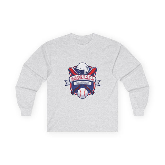 Baseball Enthusiast Long Sleeve Tee - Unisex Ultra Cotton