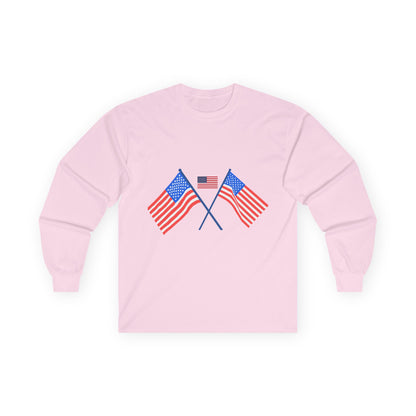 Women's Patriotic Long Sleeve Tee