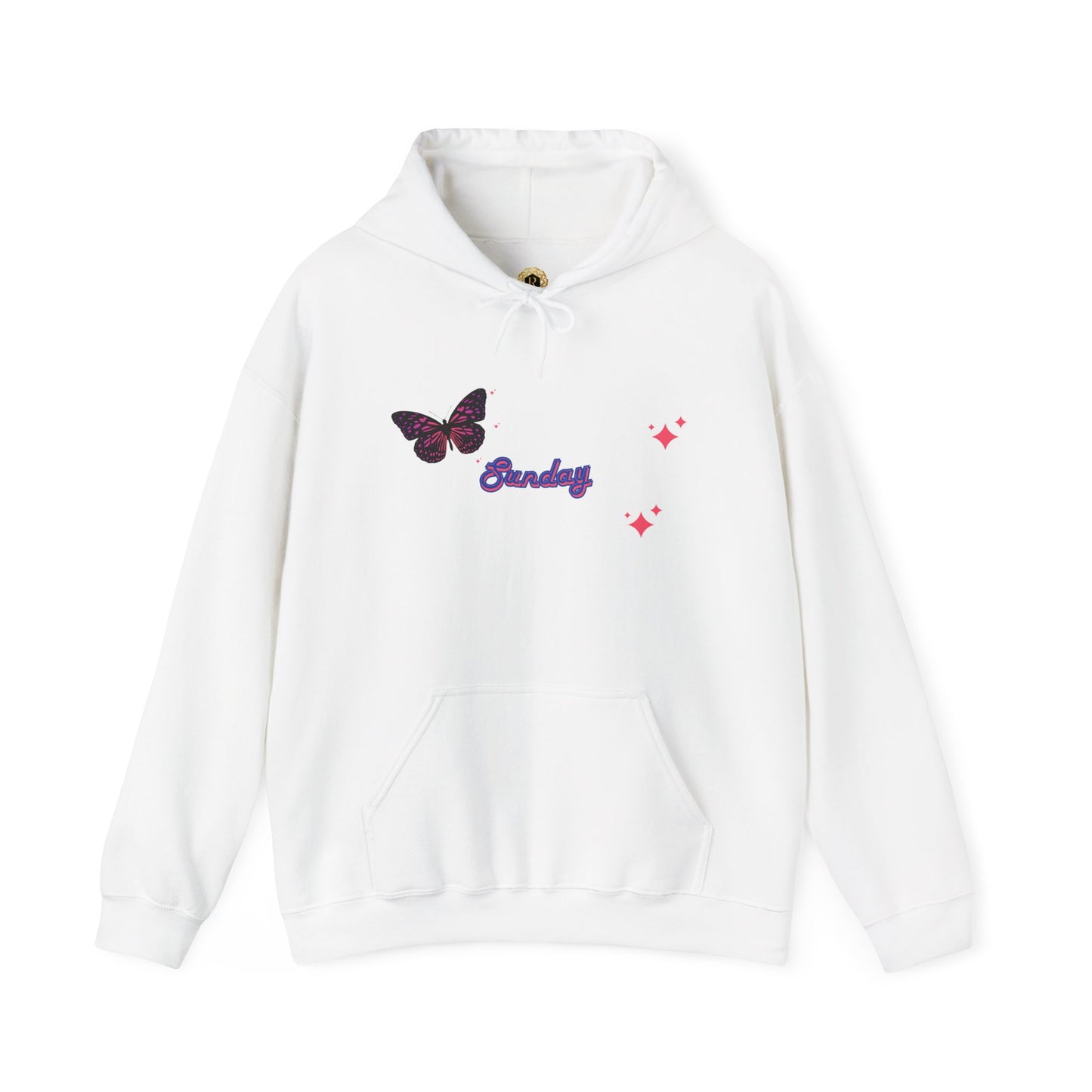Butterfly Sunday Hoodie Sweatshirt For Women