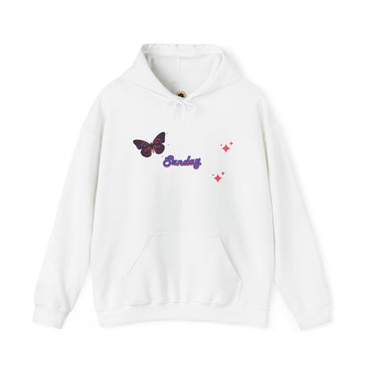 Butterfly Sunday Hoodie Sweatshirt For Women