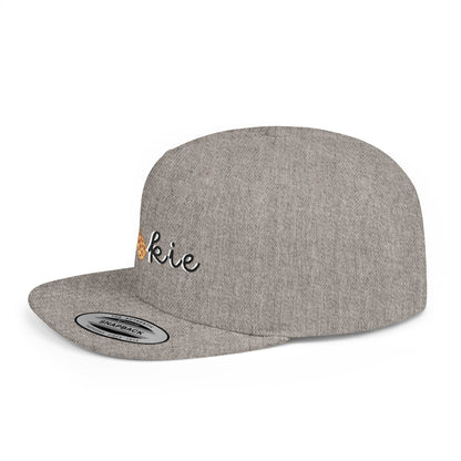 Trendy Cookie Flat Bill Snapback Cap – Adjustable, stylish hat for cookie lovers. Perfect gift for adults, birthdays, holidays, and streetwear fashion.