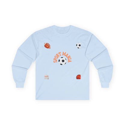 Sport Long Sleeve Tee - Fun Sports Design for Active Lifestyle - RizQ Life 