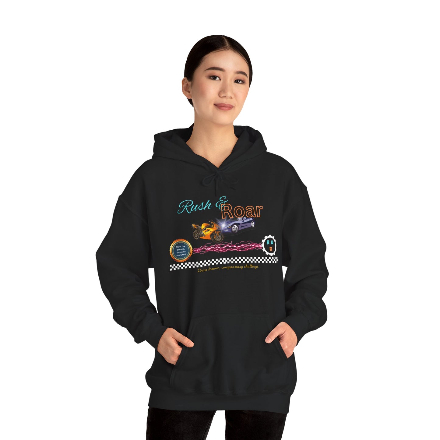 Vintage Car Hoodie - Cool and Cozy Unisex Sweatshirt for Road Trips