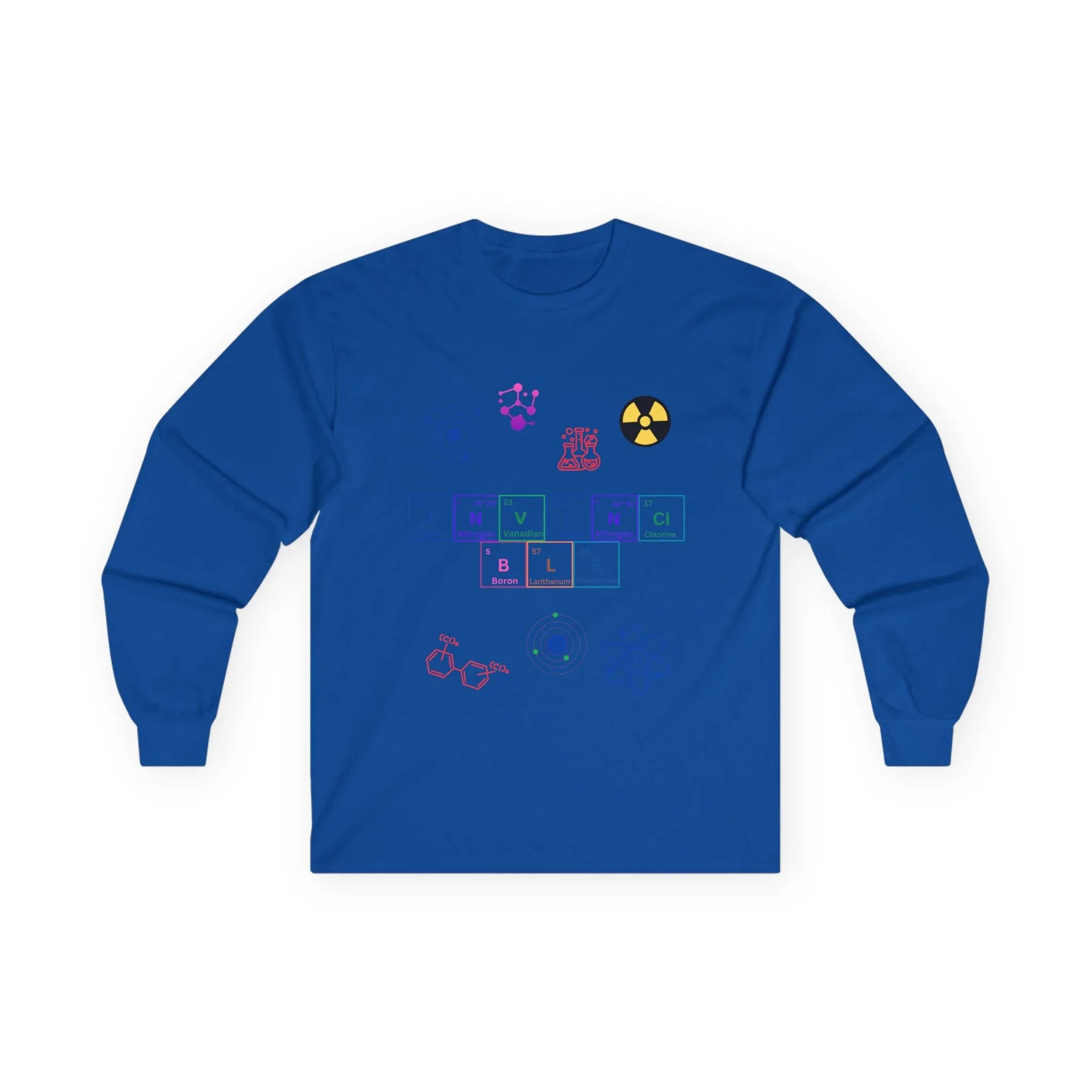Invincible Unisex Long Sleeve Tee - Science Inspired Graphic Tee - RizQ Life 
