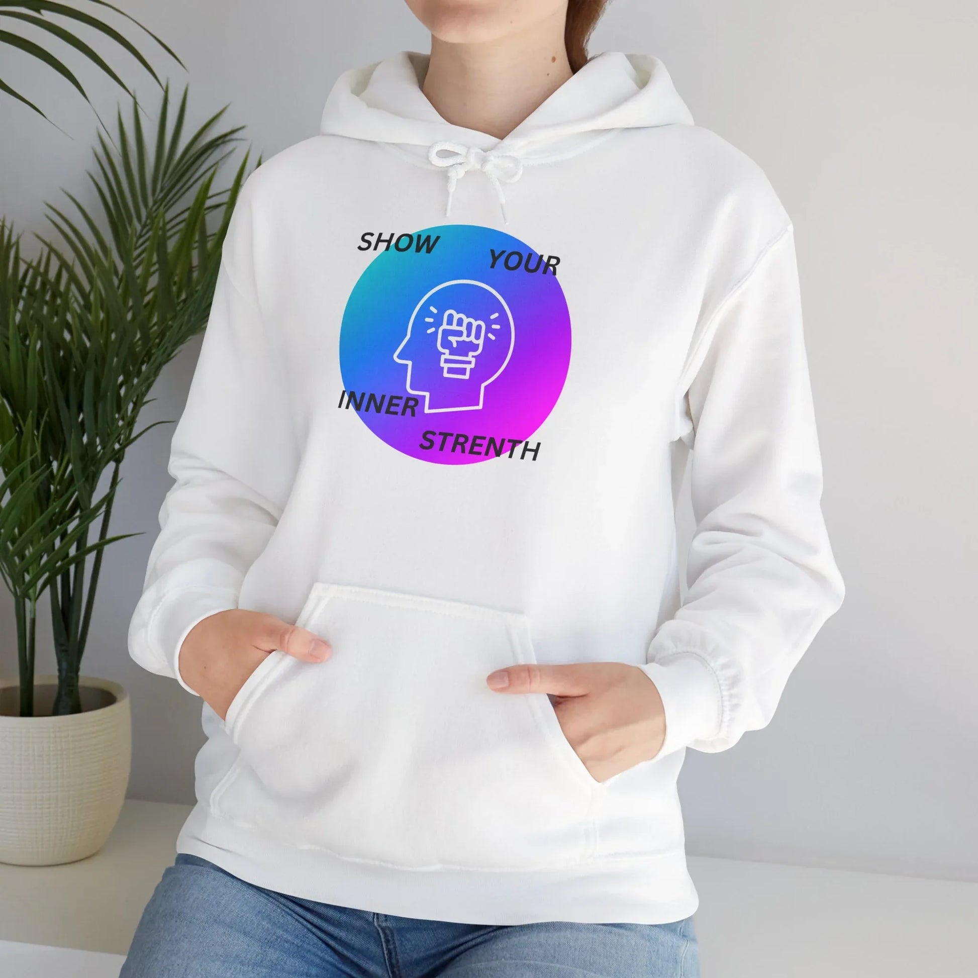 Women's Hoodie Empowerment Motivation Inner Strength Sweatshirt - RizQ Life 