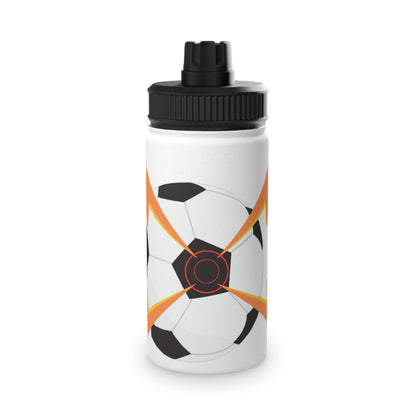 Soccer Theme Stainless Steel Water Bottle - Sports Hydration, Perfect for Athletes